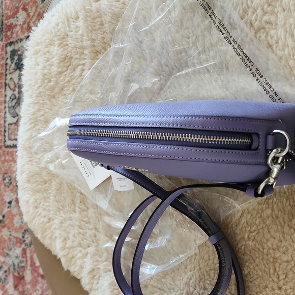 NWT Coach Light Violet Madi Crossgrain Leather Crossbody Bag 💜🩶🎁 - Picture 10 of 17
